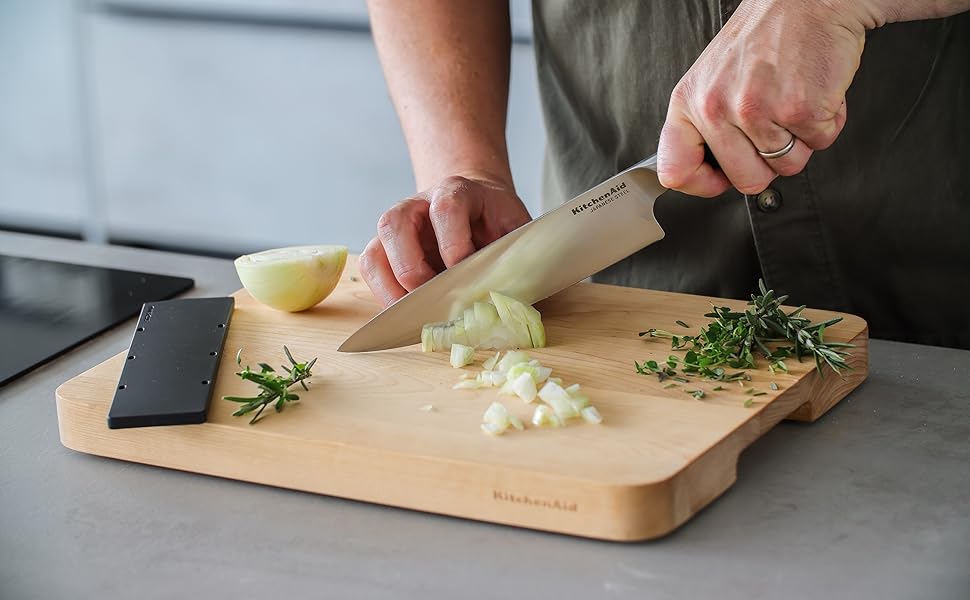 german knife in professional kitchens